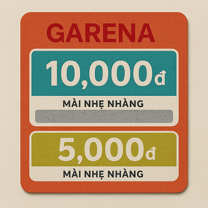 Tin Vui Cho Game Thủ Garena: Thẻ Mệnh Giá 10K & 5K Mới Toanh Đã Có Mặt Tại Napsieutoc.com!